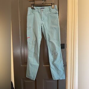 patagonia women’s venga rock pants blue size 6